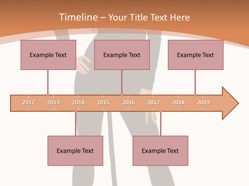 Lady Holiday White PowerPoint Template