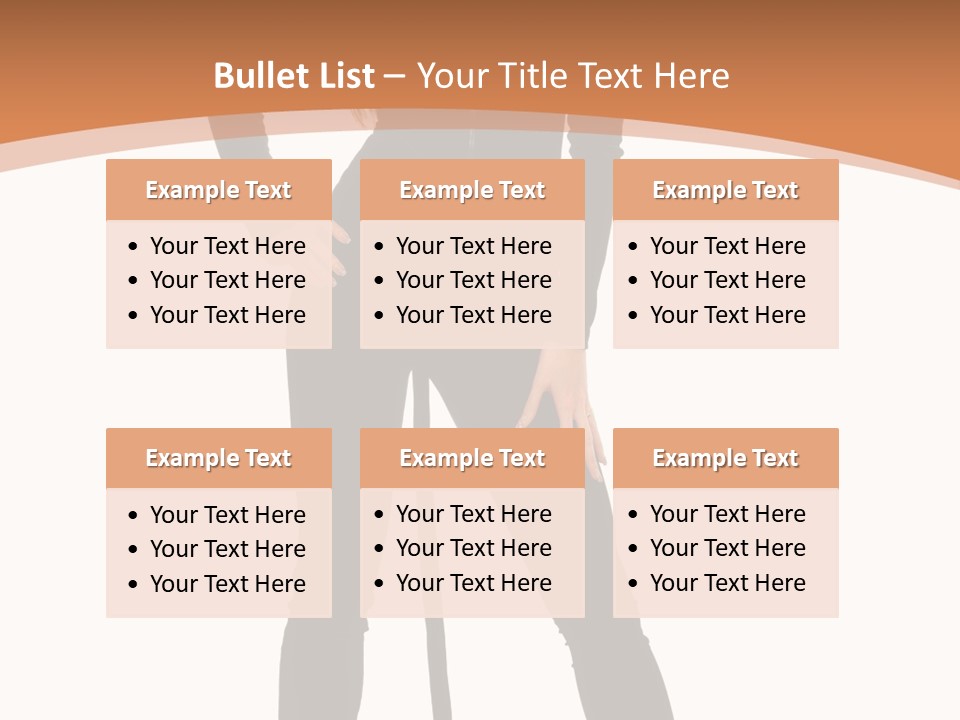 Lady Holiday White PowerPoint Template