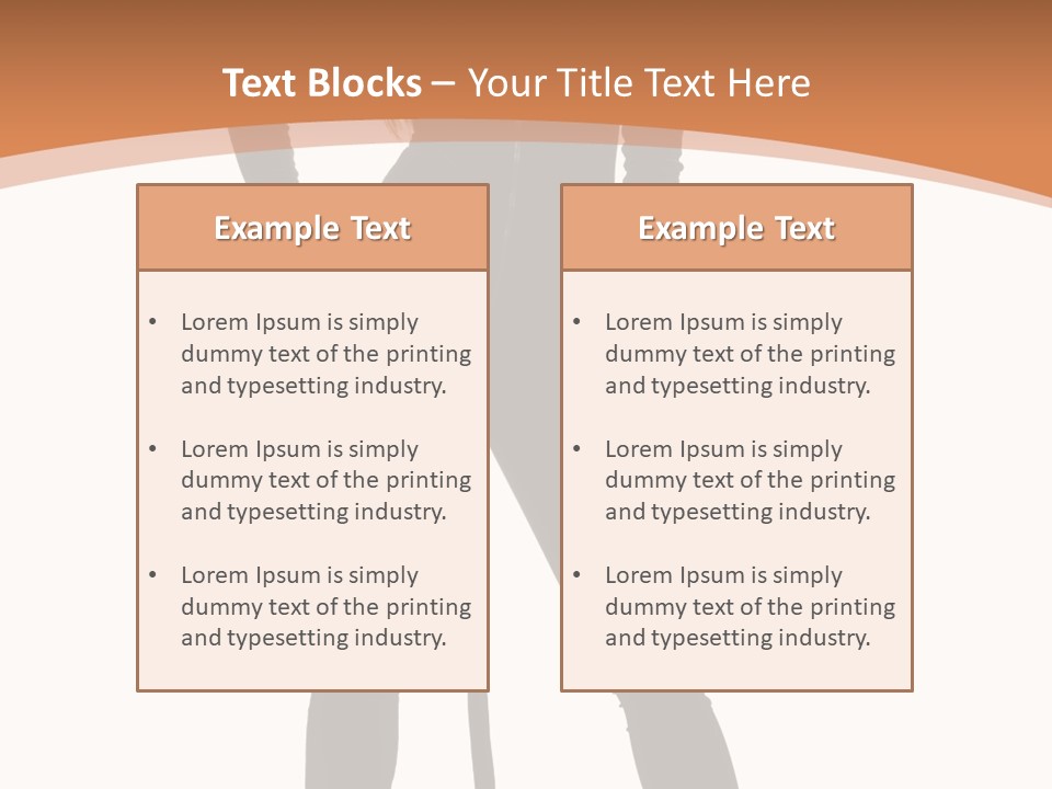 Lady Holiday White PowerPoint Template