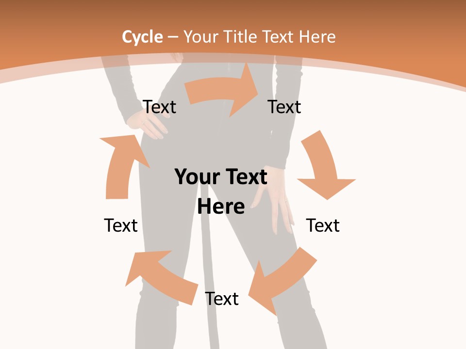 Lady Holiday White PowerPoint Template