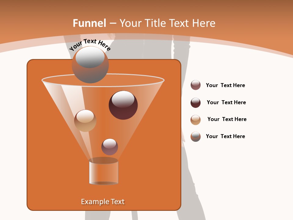 Lady Holiday White PowerPoint Template