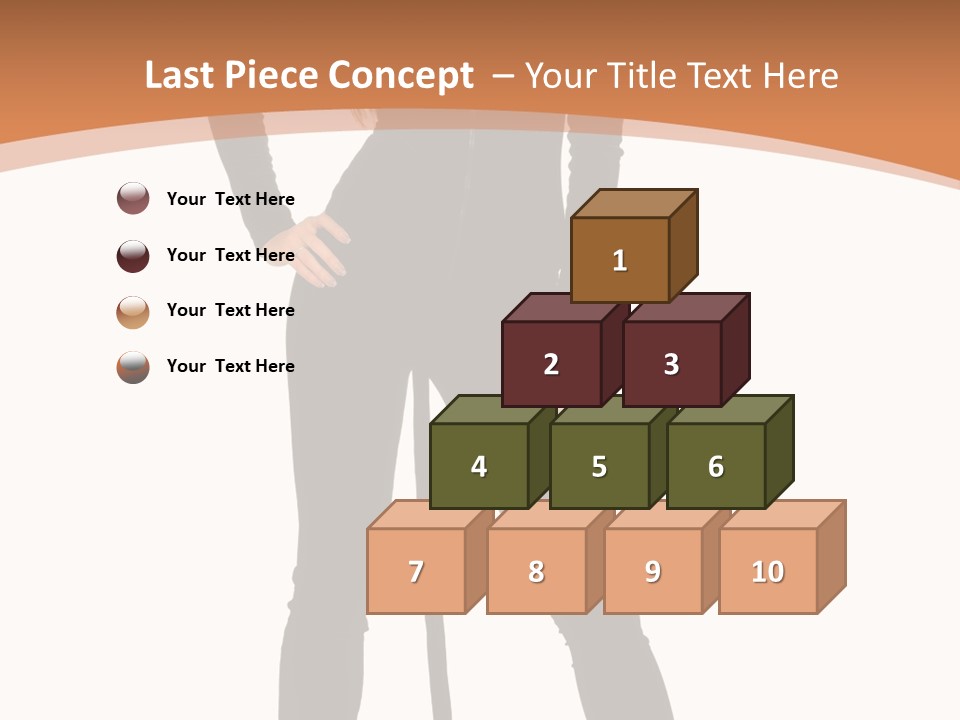 Lady Holiday White PowerPoint Template