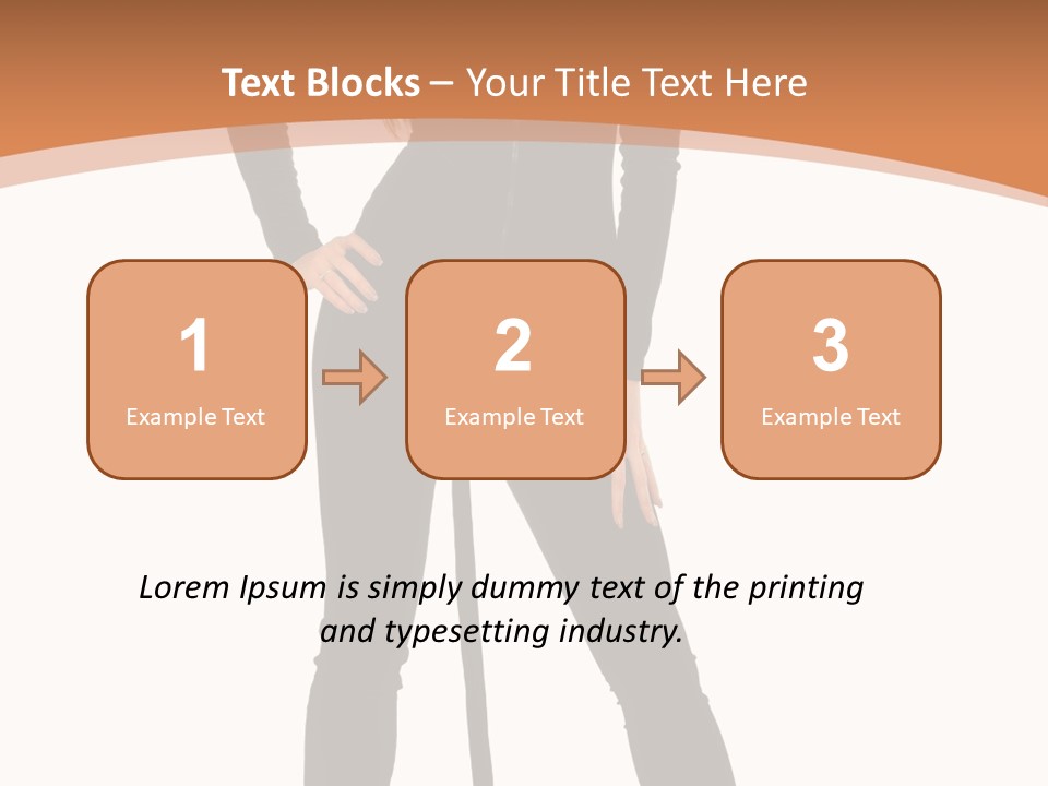 Lady Holiday White PowerPoint Template