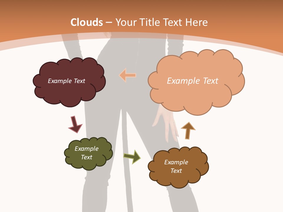 Lady Holiday White PowerPoint Template