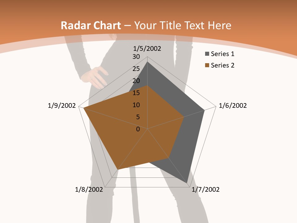 Lady Holiday White PowerPoint Template