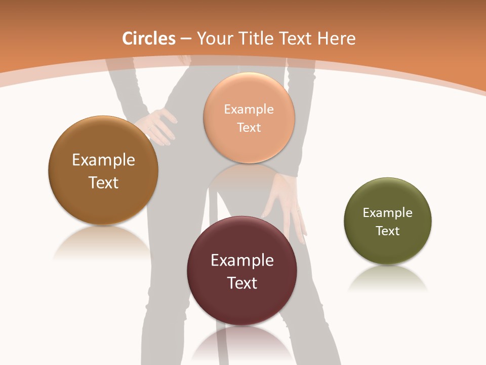 Lady Holiday White PowerPoint Template