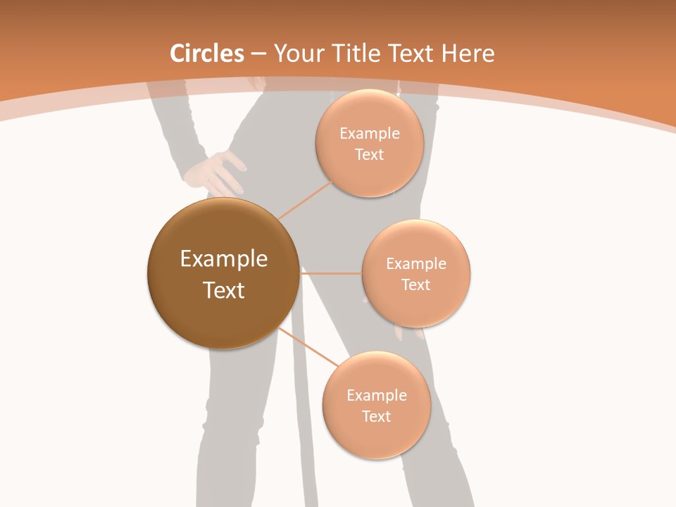 Lady Holiday White PowerPoint Template