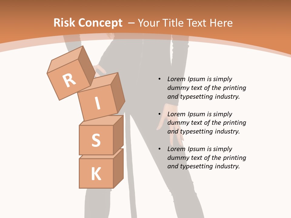 Lady Holiday White PowerPoint Template