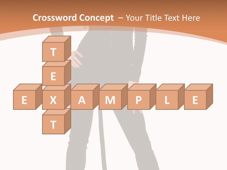 Lady Holiday White PowerPoint Template