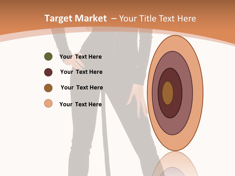 Lady Holiday White PowerPoint Template