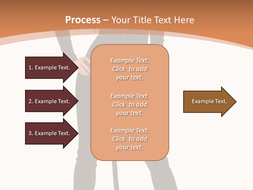Lady Holiday White PowerPoint Template