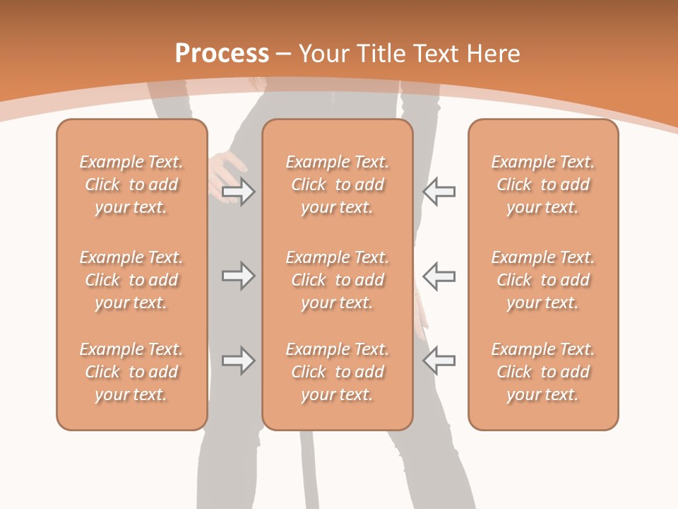 Lady Holiday White PowerPoint Template