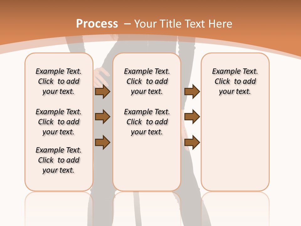 Lady Holiday White PowerPoint Template