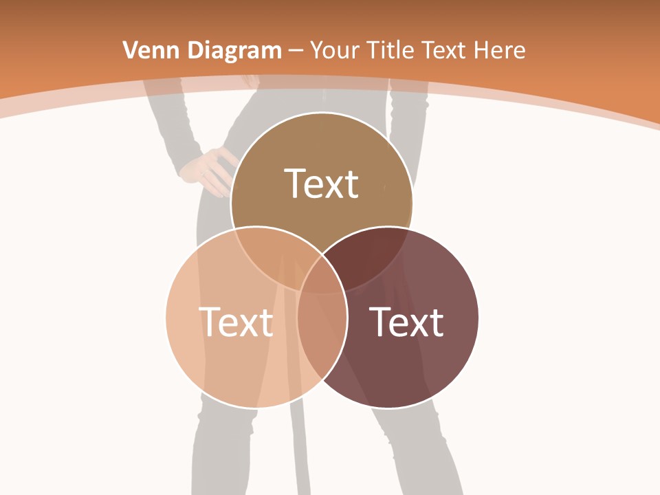 Lady Holiday White PowerPoint Template