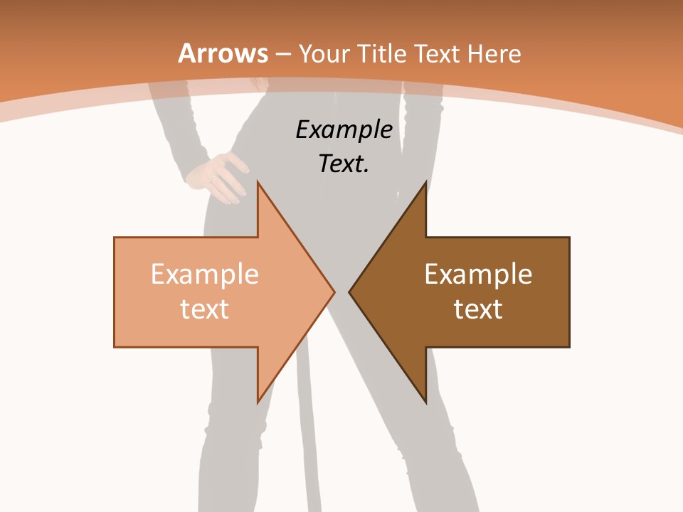 Lady Holiday White PowerPoint Template