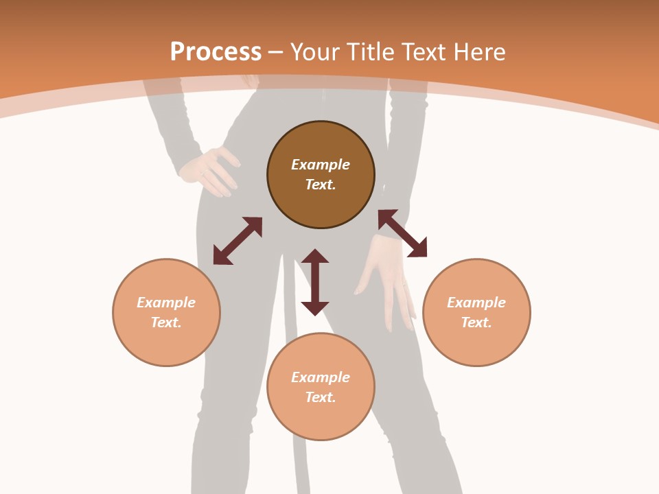 Lady Holiday White PowerPoint Template