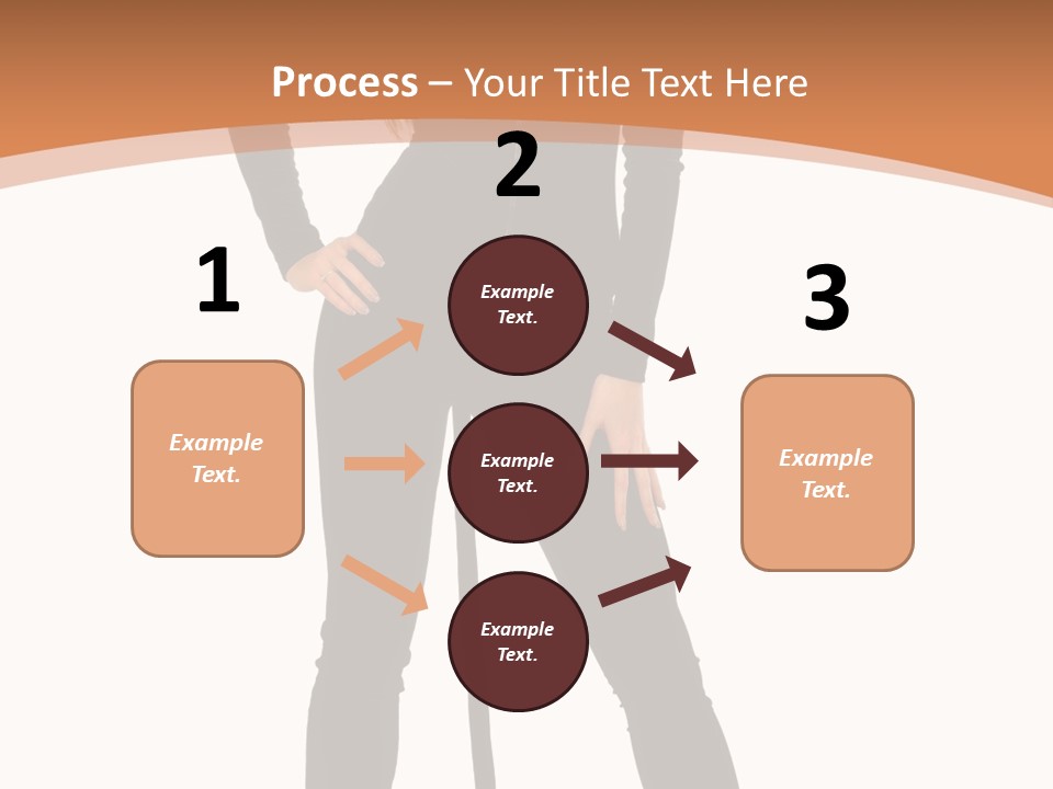 Lady Holiday White PowerPoint Template