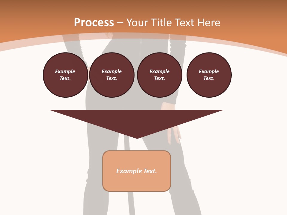 Lady Holiday White PowerPoint Template