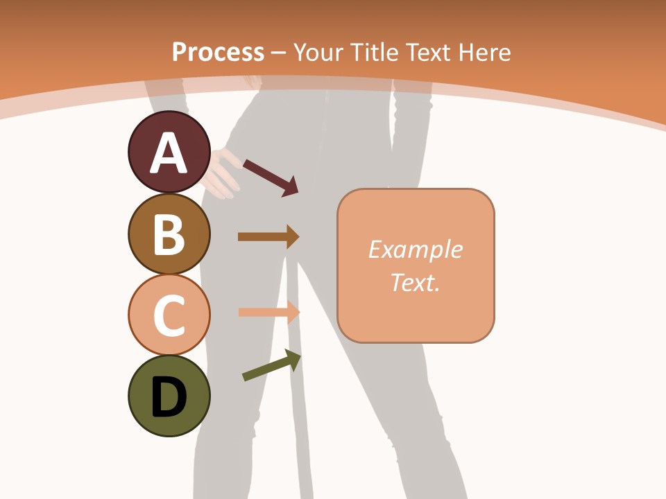 Lady Holiday White PowerPoint Template