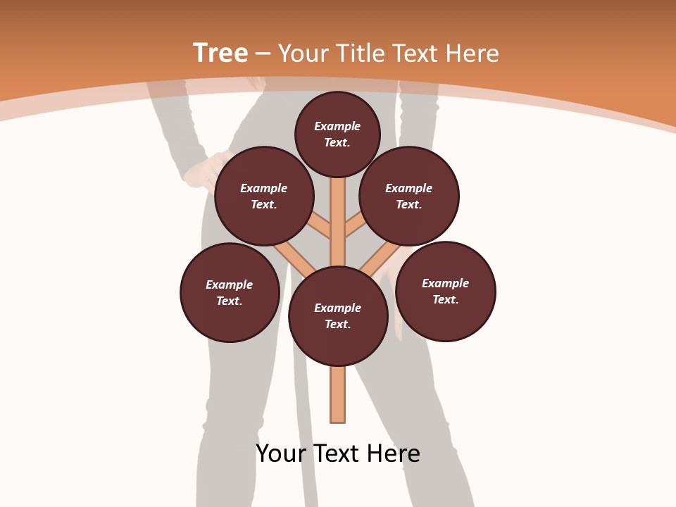 Lady Holiday White PowerPoint Template