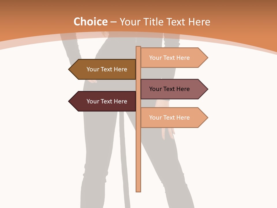 Lady Holiday White PowerPoint Template