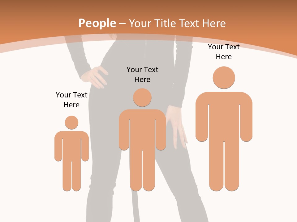 Lady Holiday White PowerPoint Template