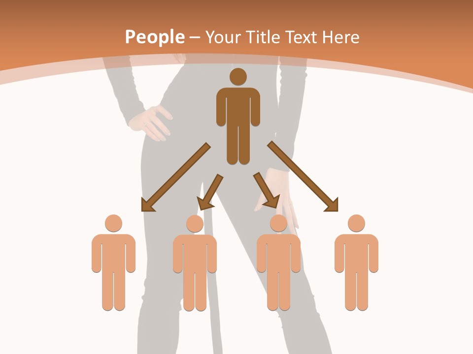 Lady Holiday White PowerPoint Template