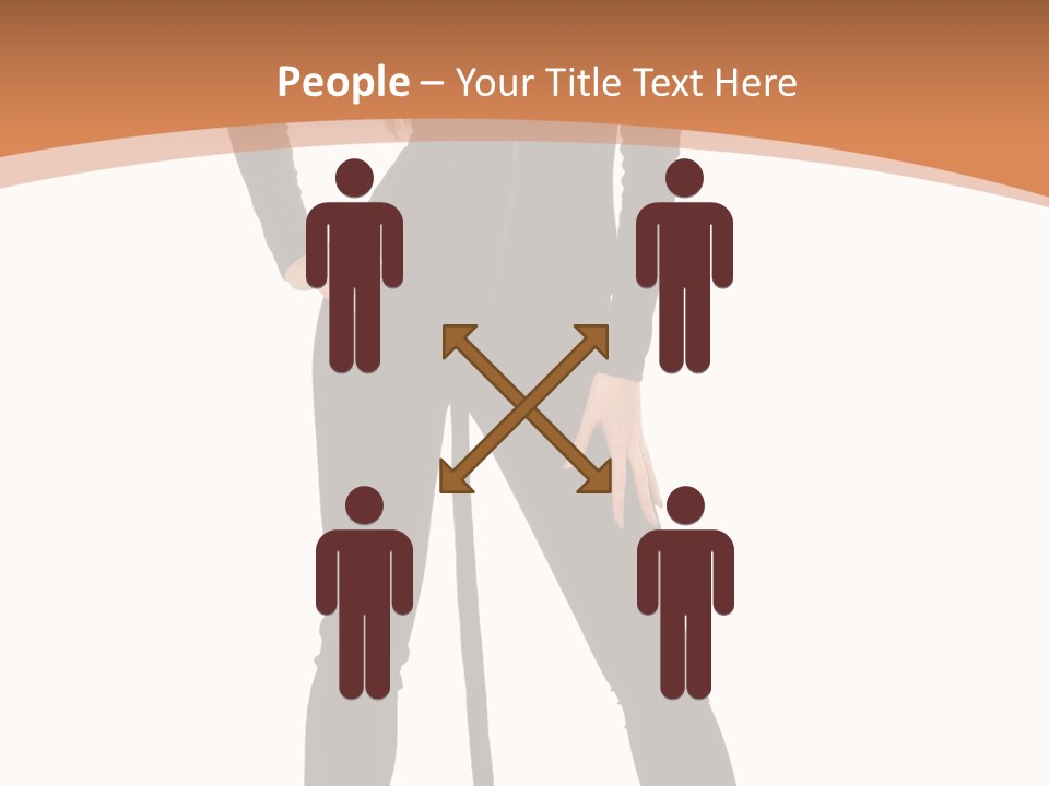 Lady Holiday White PowerPoint Template