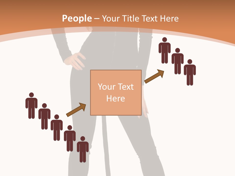 Lady Holiday White PowerPoint Template