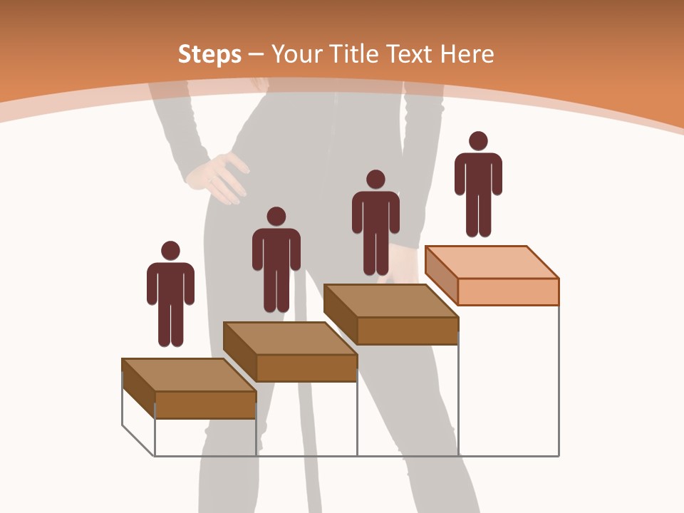 Lady Holiday White PowerPoint Template