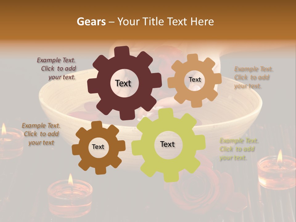 Water Skincare Therapy PowerPoint Template