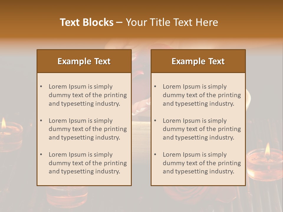 Water Skincare Therapy PowerPoint Template