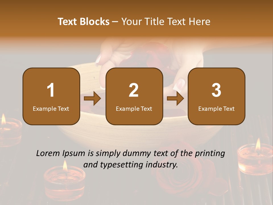 Water Skincare Therapy PowerPoint Template