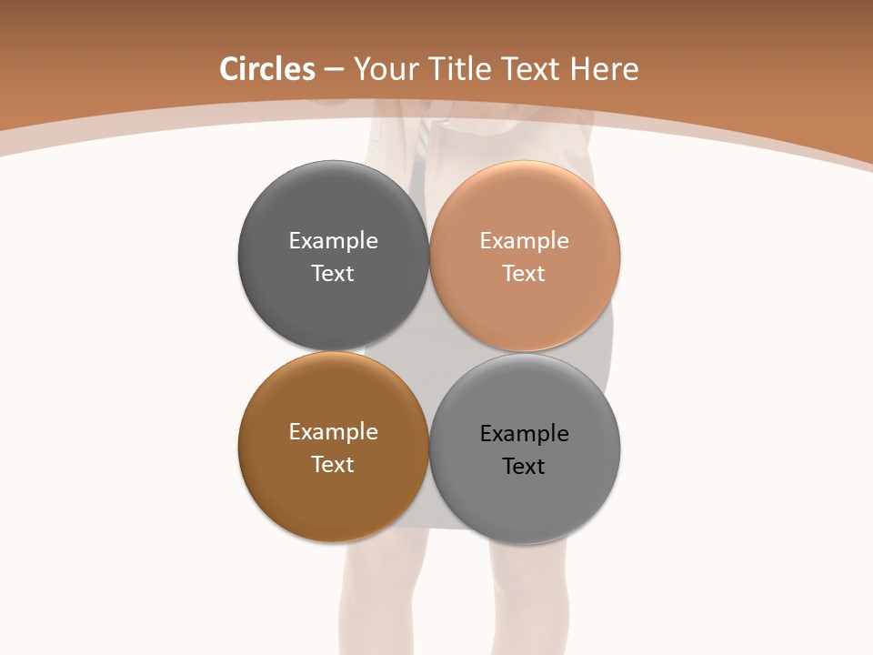 Person Megaphone Senior PowerPoint Template