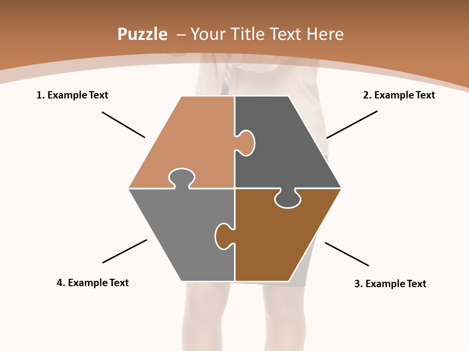 Person Megaphone Senior PowerPoint Template