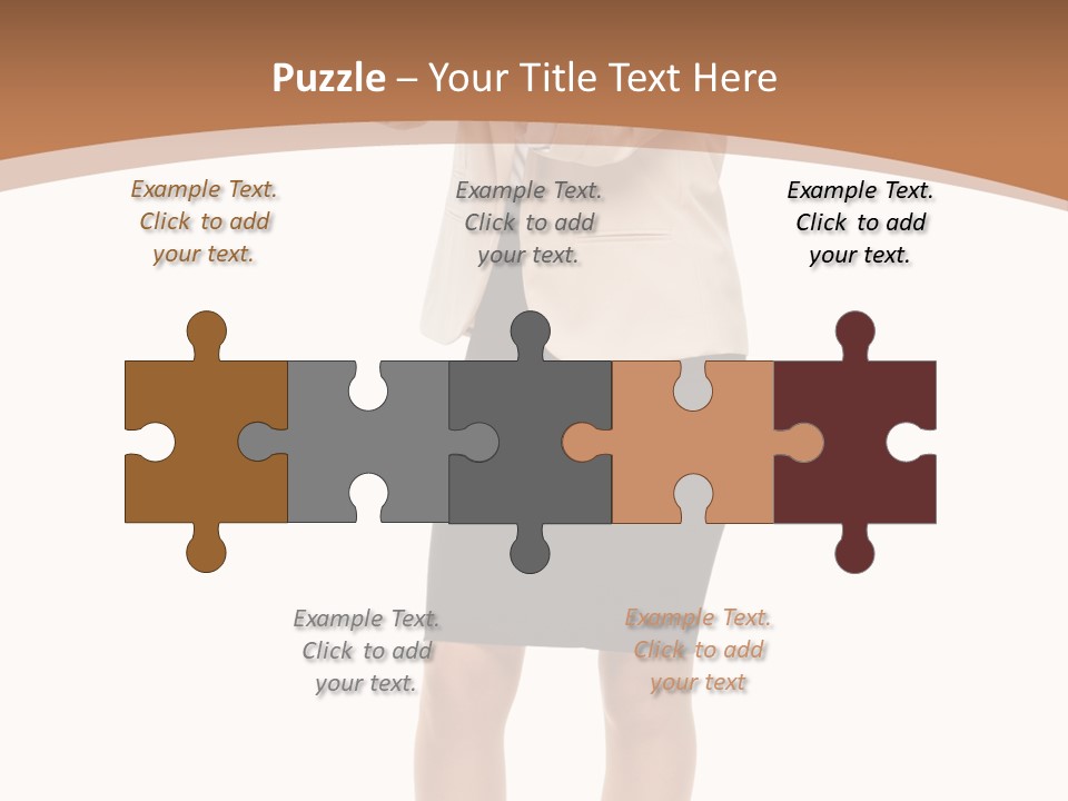 Person Megaphone Senior PowerPoint Template