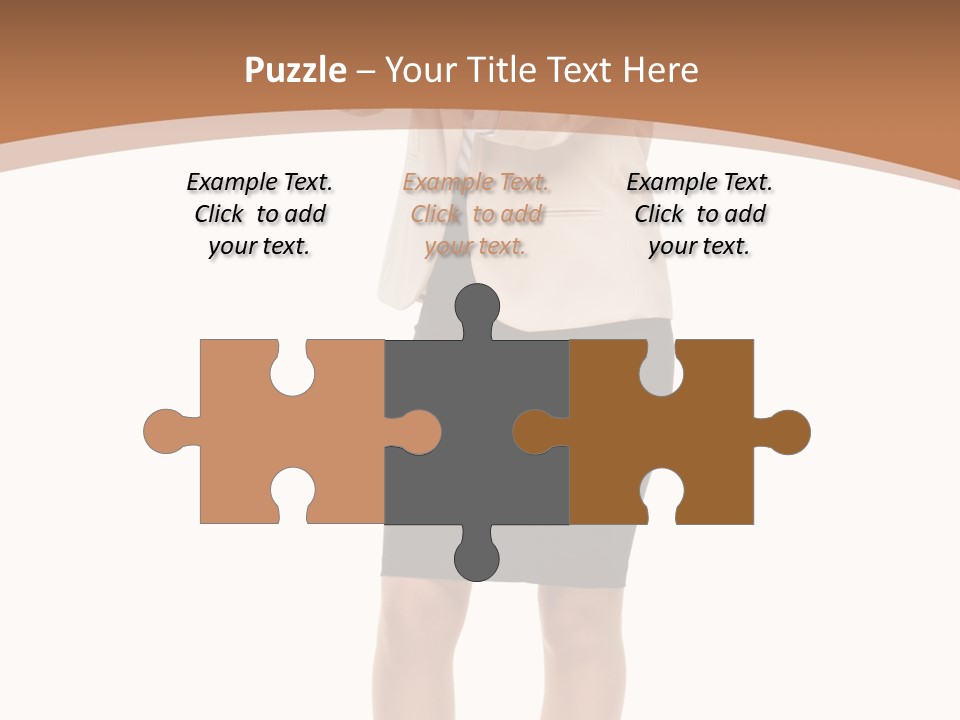 Person Megaphone Senior PowerPoint Template