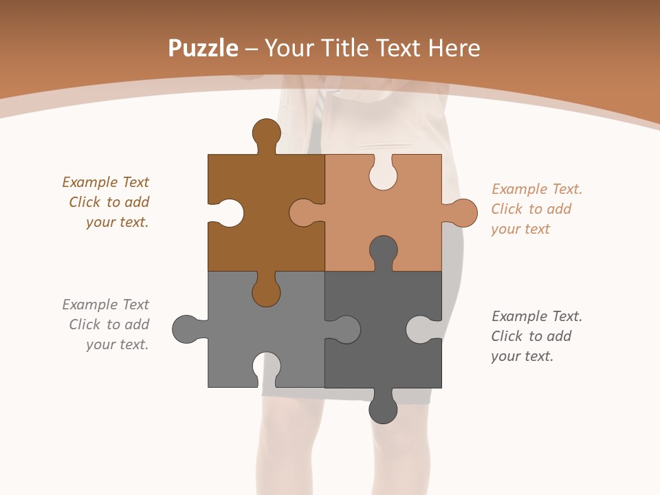 Person Megaphone Senior PowerPoint Template