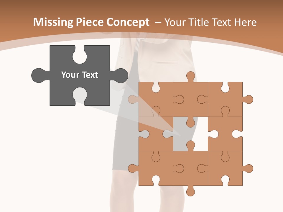 Person Megaphone Senior PowerPoint Template