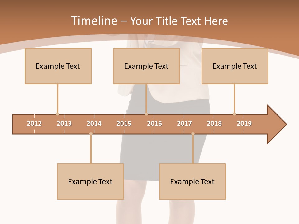 Person Megaphone Senior PowerPoint Template