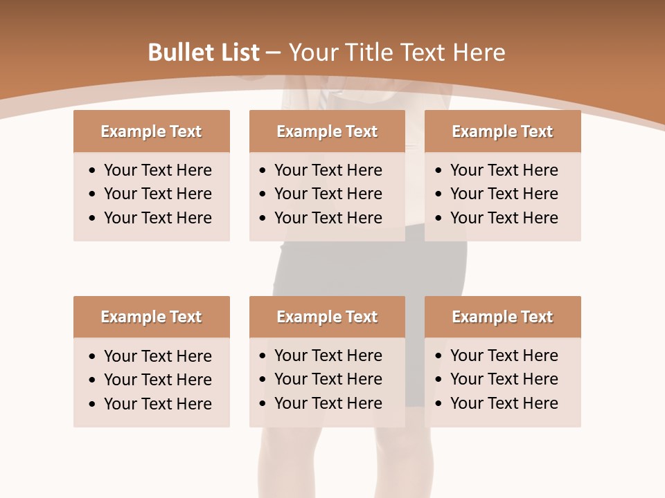 Person Megaphone Senior PowerPoint Template