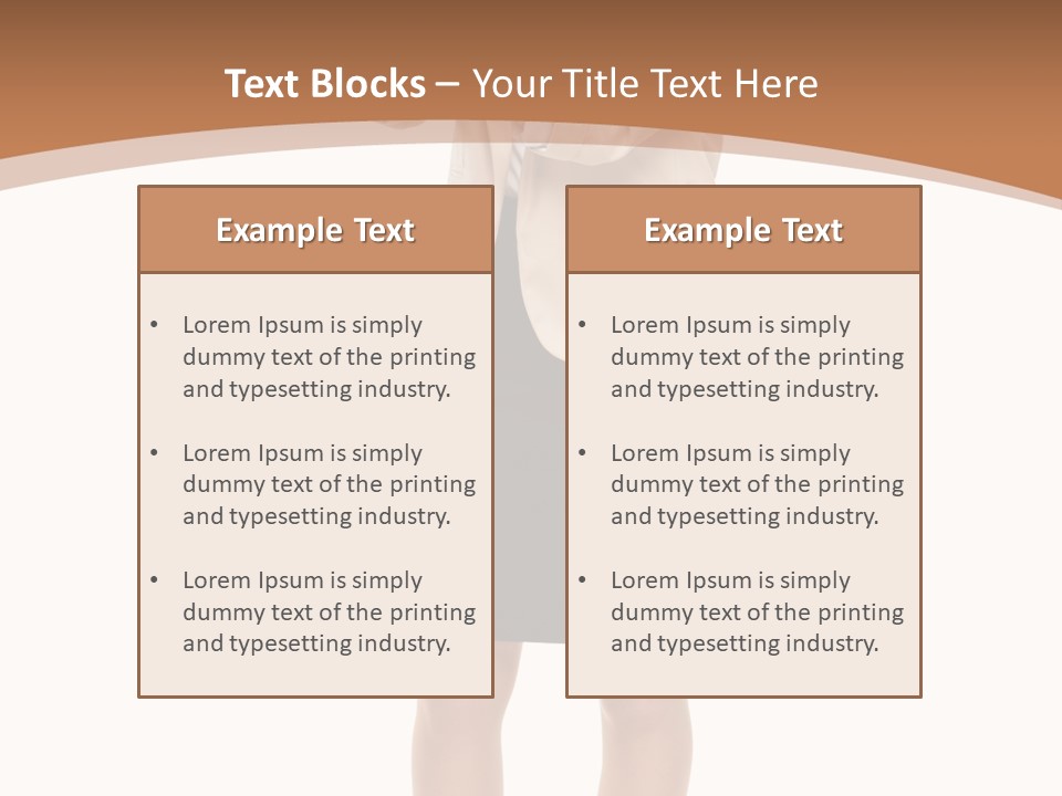 Person Megaphone Senior PowerPoint Template