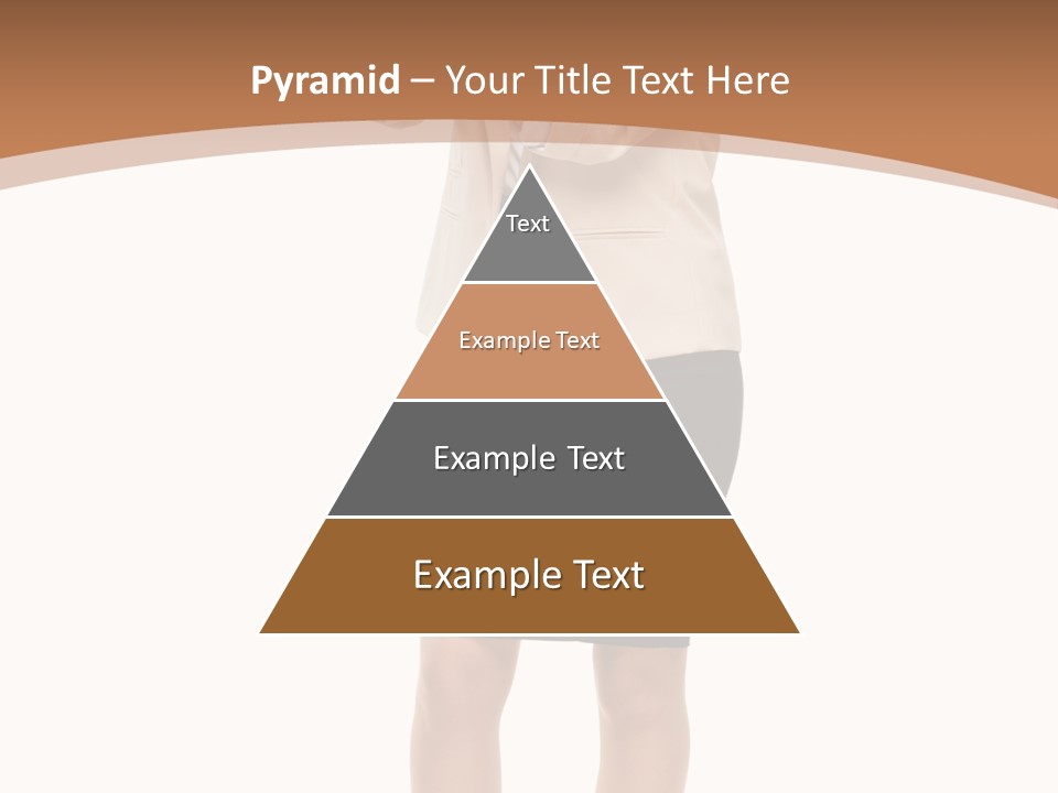 Person Megaphone Senior PowerPoint Template