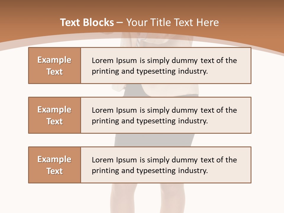 Person Megaphone Senior PowerPoint Template