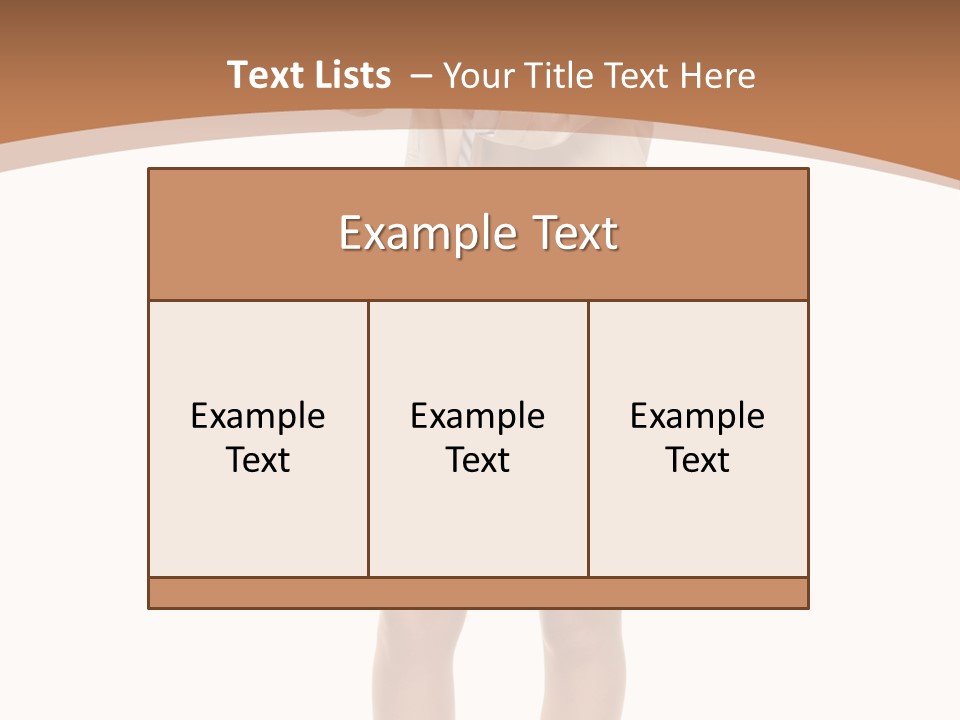 Person Megaphone Senior PowerPoint Template