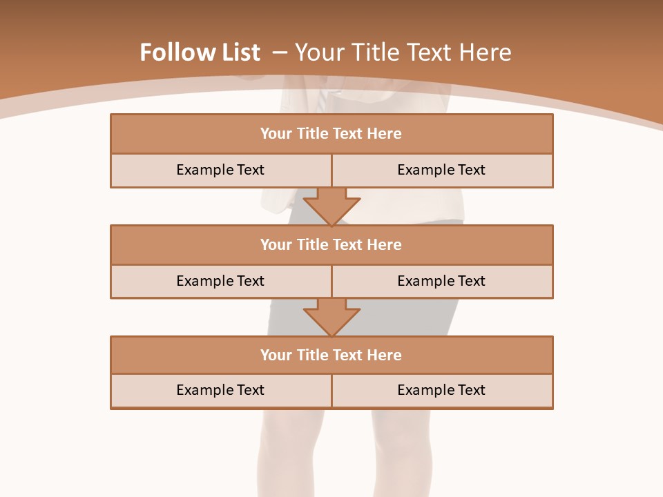 Person Megaphone Senior PowerPoint Template