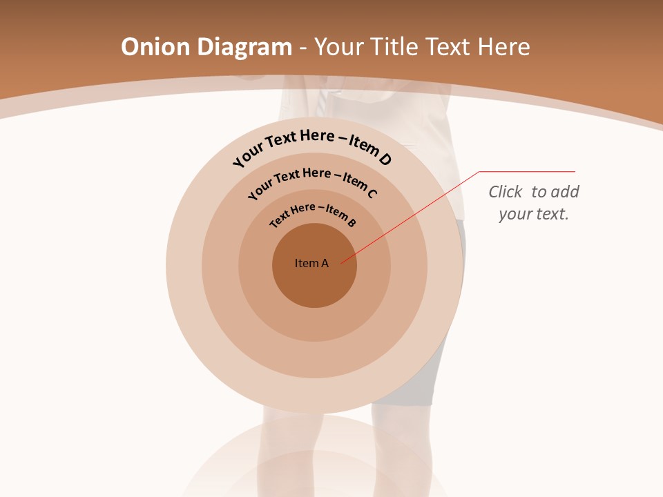 Person Megaphone Senior PowerPoint Template