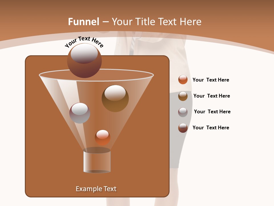 Person Megaphone Senior PowerPoint Template