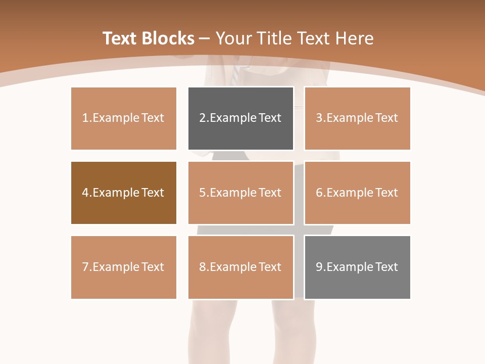 Person Megaphone Senior PowerPoint Template