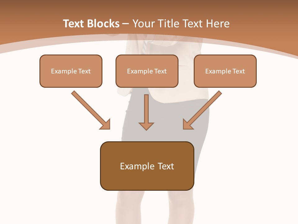 Person Megaphone Senior PowerPoint Template